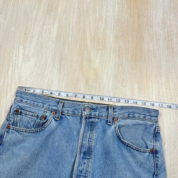 Levi's 501 XX Button Fly Original Fit 100% Cotton Blue Denim Jeans Men's 34X34 - Picture 6 of 14